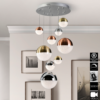 Colgante led SPHERE 9 luces dimable bluetooth app - Imagen 6