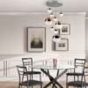 Colgante led SPHERE 9 luces dimable bluetooth app - Imagen 5