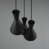Colgante ENZO 3x E27 metal negro - Imagen 6