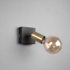 Aplique VANNES E27 negro oro - Imagen 2