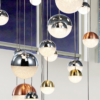 Colgante led SPHERE 27 luces CCT dimable bluetooth app - Imagen 2