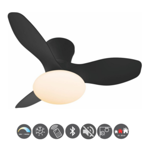Ventilador TULIP negro