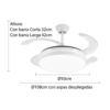Lámpara-ventilador MINA madera - Imagen 3