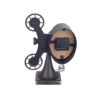 Reloj decorativo vintage de sobremesa de metal - Imagen 2