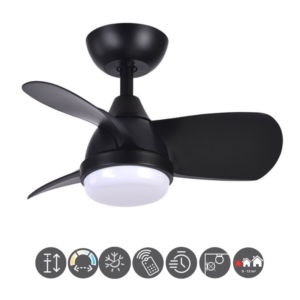 Ventilador PIRDO negro