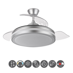 Ventilador ESPARTA plata