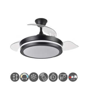 Ventilador ESPARTA mini negro