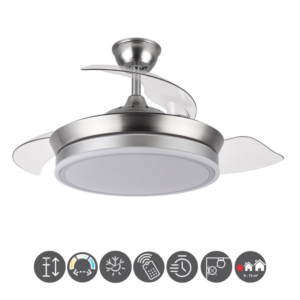 Ventilador BAYOMO mini plata