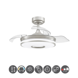 Ventilador DANI mini plata (0 - 13m²)