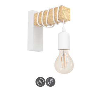 Aplique de pared TOWNSHEND 1 luz colgante blanco