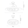 Ventilador TURIA negro - Imagen 5
