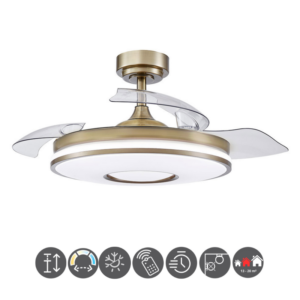 Ventilador DANI oro (13 - 22m²)