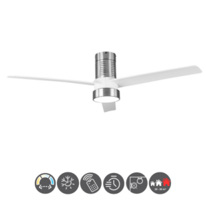 Ventilador TEO blanco - gris