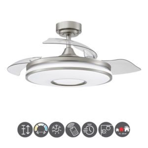 Ventilador DANI plata (13 - 22m²)