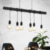 Lámpara de techo TOWNSHEND 6 luces negro - Imagen 2