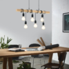 Lámpara de techo colgante TOWNSHEND 6 luces negro - Imagen 2