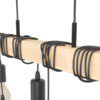 Lámpara de techo colgante TOWNSHEND 6 luces negro - Imagen 3