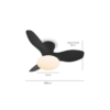 Ventilador TULIP negro - Imagen 4