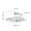 Ventilador NAIRA 50/108cm blanco - Imagen 8