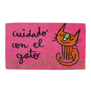 Felpudo de CUIDADO CON EL GATO 40 x 70 cm