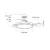 Ventilador ANAYET blanco - Imagen 6