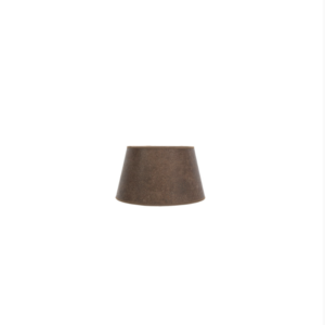 Pantalla Salma cónica oxido 15 cm diámetro