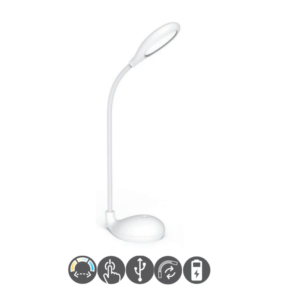 Lámpara flexo led VIC blanco