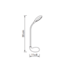 Lámpara flexo led VIC blanco - Imagen 3