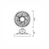 Ventilador plafón TURBO blanco - Imagen 3