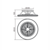 Ventilador plafón ALISIO MINI negro - Imagen 2