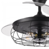 Ventilador bombillas CONCON 107cm negro - Imagen 3