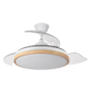 Ventilador EVROS 107cm blanco haya (13 - 22m²) - Imagen 2