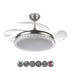 Ventilador BILIKU plata
