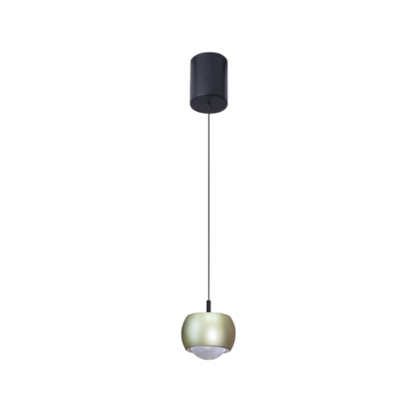 Lámpara colgante LED 1 luz ROLLER oro