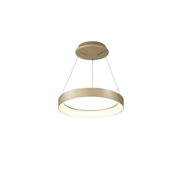 Lámpara colgante NISEKO II con mando 38cm ORO