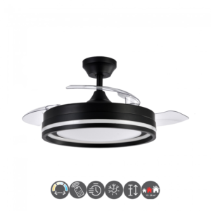 Ventilador CERRATO 107cm negro