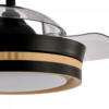 Ventilador VIPER MINI 91cm negro madera - Imagen 3