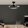 Ventilador VIPER MINI 91cm negro madera - Imagen 2