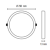 Downlight serie Monet 24W 4000K - Imagen 3