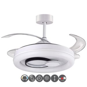 Ventilador HERSA 108cm blanco