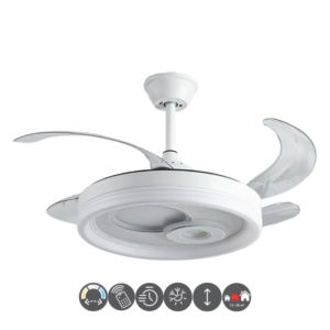 Ventilador LUNA 108cm blanco