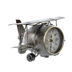 Reloj de sobremesa AVIONETA 1 hierro - cristal