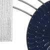 Decoracion pared metal ABSTRACTO 120x5,7x59 cm Azul - Imagen 2