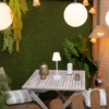 Sobremesa exterior led LOLA batería micro-USB gris - Imagen 3