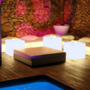 Cubo led CUBY RGB + 6000 kelvin solar y batería 40x40cm - Imagen 10