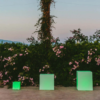 Cubo led CUBY RGB + 6000 kelvin solar y batería 40x40cm - Imagen 7