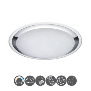 Lámpara Plafón MIKO led 90 Watt CCT intensidad regulable con mando