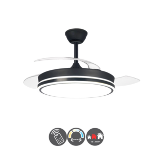 Ventilador retráctil MOLLET 45w Negro