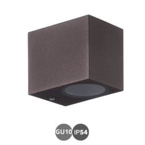 Aplique KANDANCHU cuadrado gu10 corten