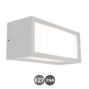 Aplique exterior UTAH e27 blanco